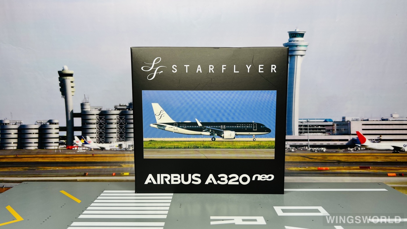 Geminijets 1:400 SFJ4006 StarFlyer 星悦航空 Airbus A320neo JA28MC