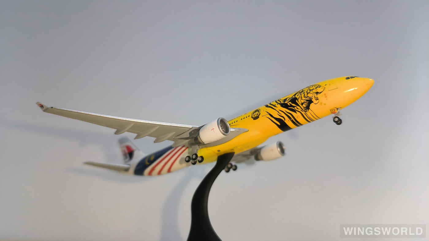 JC Wings 1:400 XX4483 Malaysia Airlines 马来西亚航空 Airbus A330-300 9M-MTG