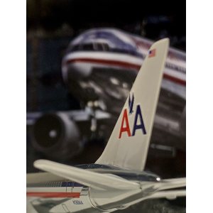 American Airlines 美国航空 Boeing 767-300 N361AA Chrome GJAAL081C Geminijets 1:400