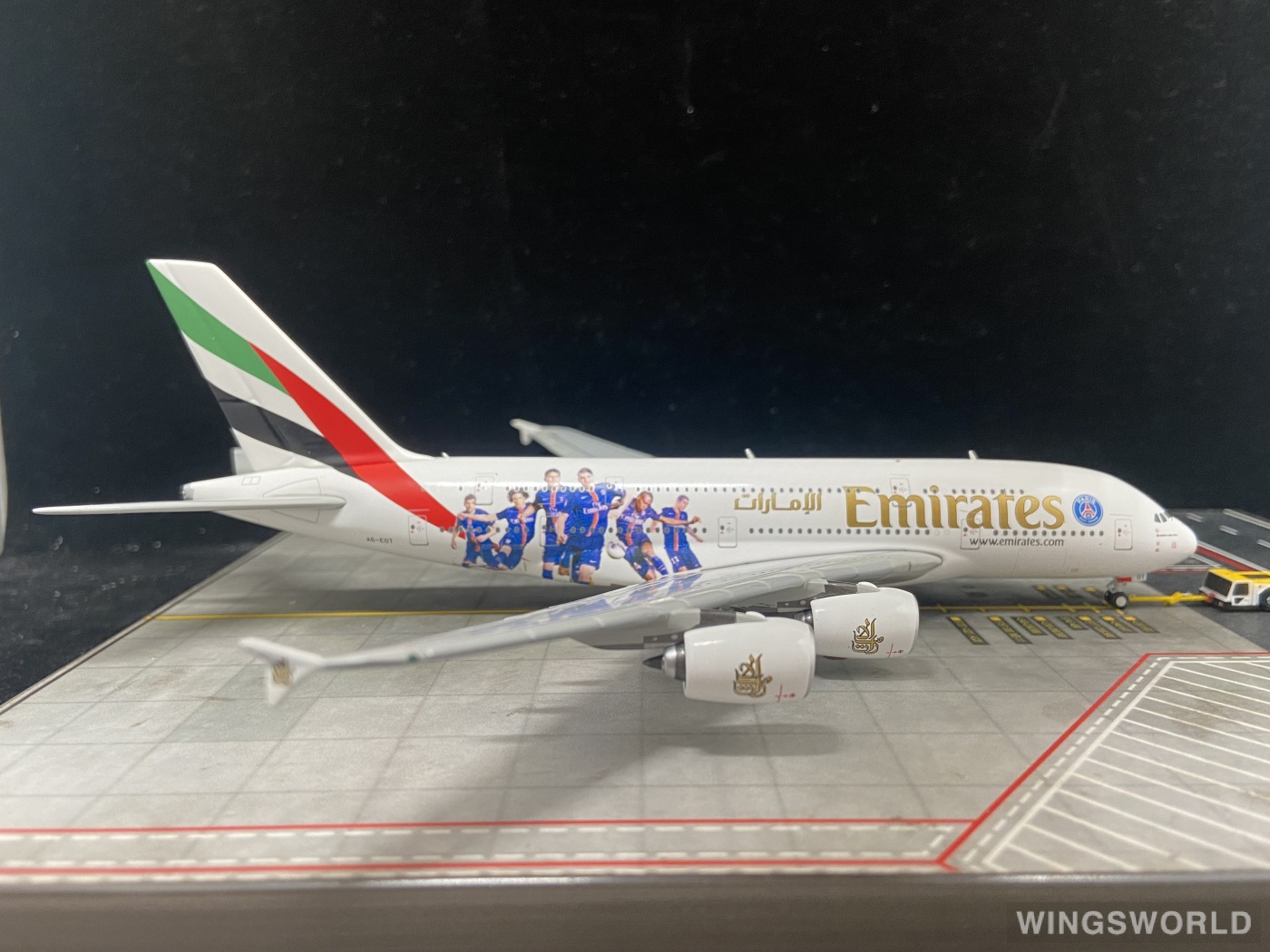 Geminijets 1:400 GJUAE1559 Emirates 阿联酋航空 Airbus A380-800 A6-EOT