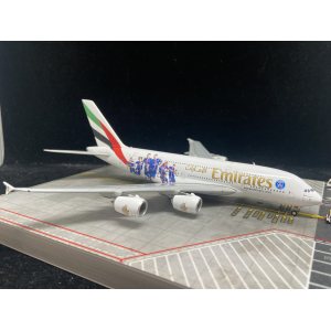 Emirates 阿联酋航空 Airbus A380-800 A6-EOT 巴黎圣日耳曼 GJUAE1559 Geminijets 1:400