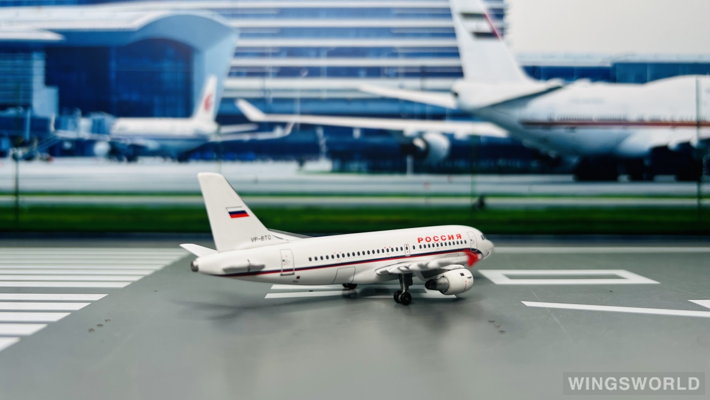 Aviation400 1:400 AV4319001 Rossiya Special Flight Detachment Airbus A319 VP-BTQ