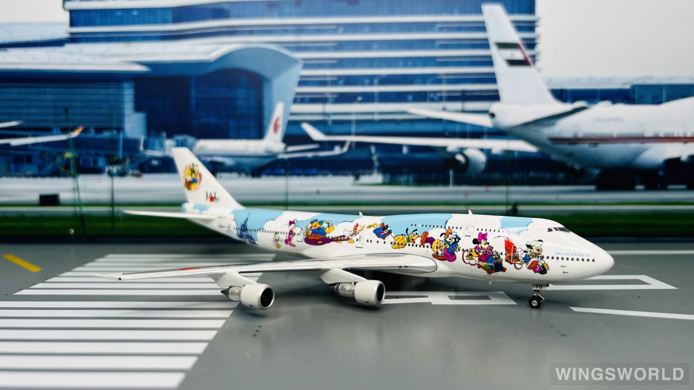 Phoenix 1:400 PH04018 Japan Airlines 日本航空 Boeing 747-100 JA8170