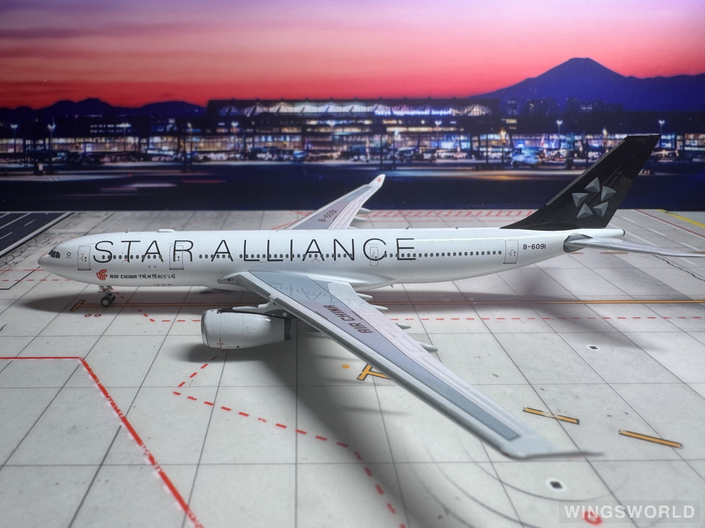 NGmodels 1:400 NG61078 Air China 中国国际航空 Airbus A330-200 B-6091