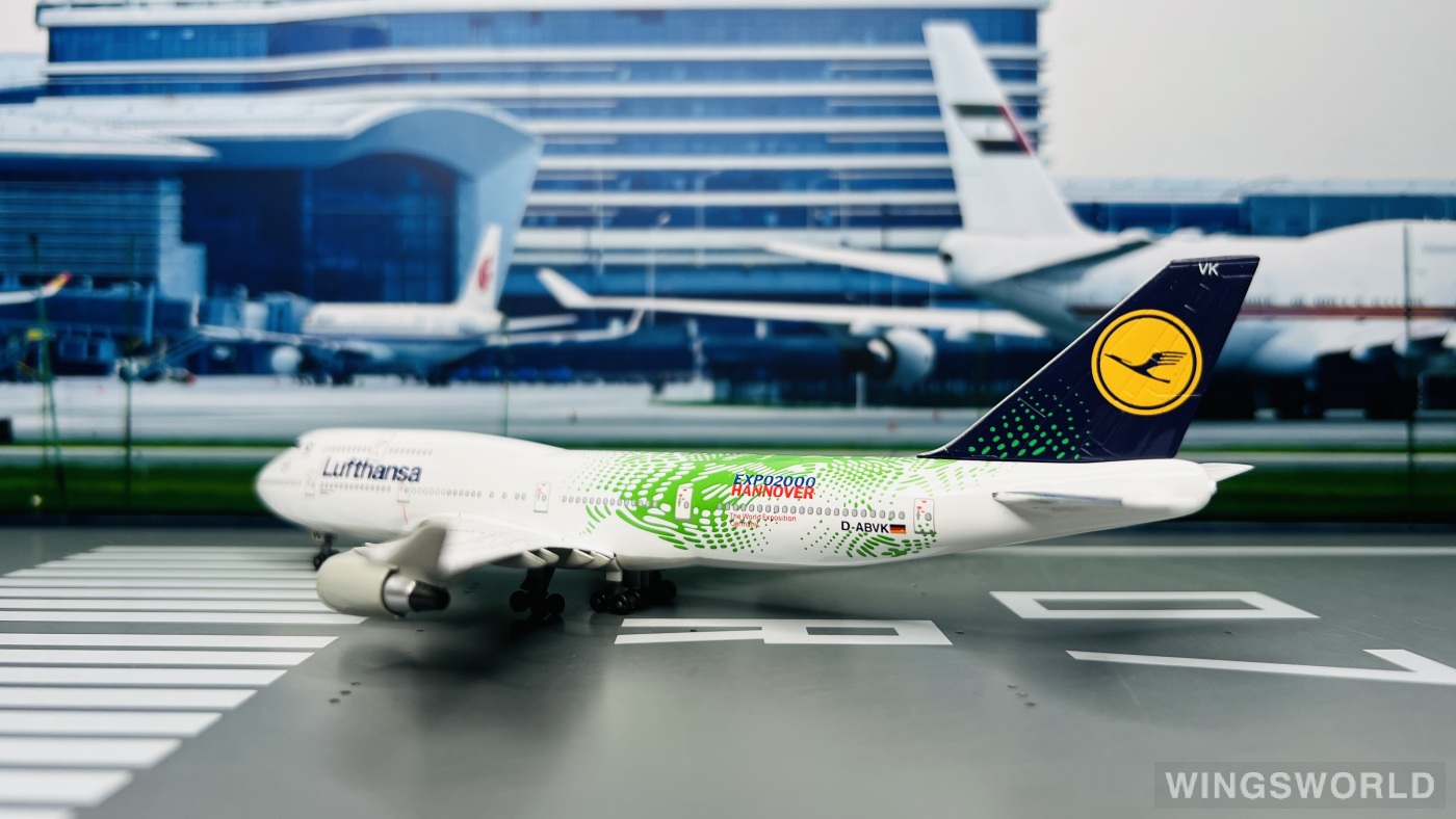 Dragon Models 1:400 55183 Lufthansa 汉莎航空 Boeing 747-400 D-ABVK