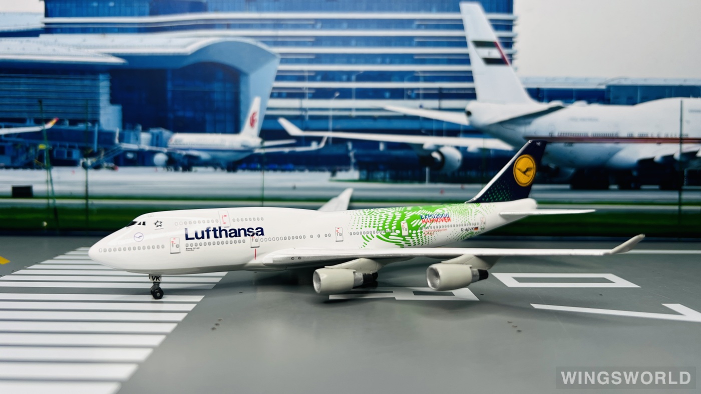 Dragon Models 1:400 55183 Lufthansa 汉莎航空 Boeing 747-400 D-ABVK