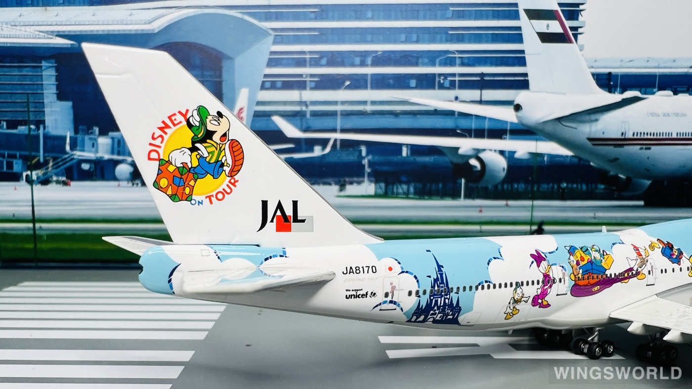 Phoenix 1:400 PH04018 Japan Airlines 日本航空 Boeing 747-100 JA8170