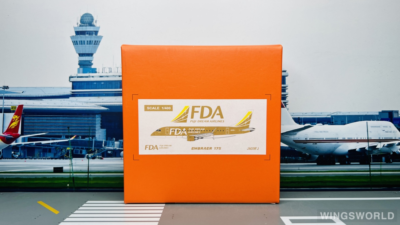 JC Wings 1:400 EW4175004 Fuji Dream Airlines 富士梦幻航空 Embraer ERJ-175 JA09FJ