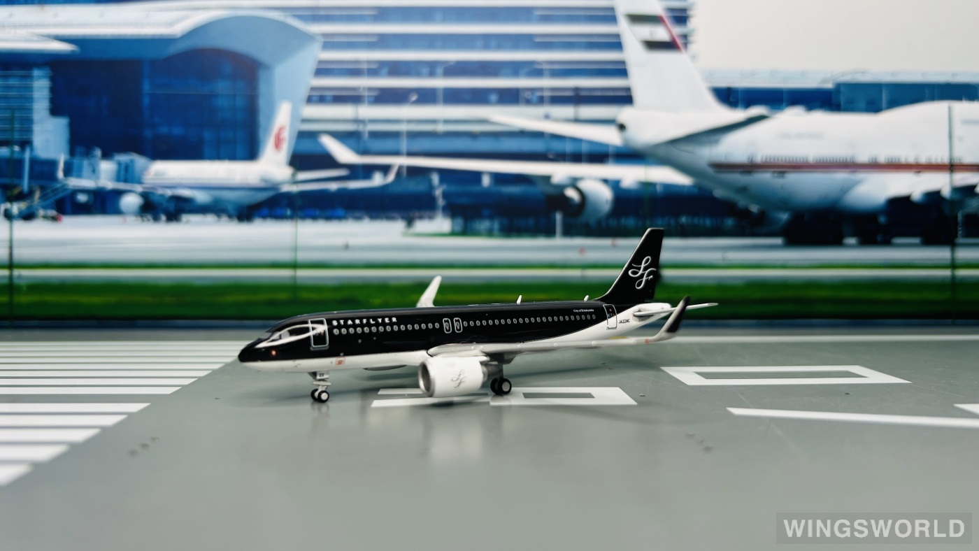 Geminijets 1:400 SFJ4004 StarFlyer 星悦航空 Airbus A320 JA22MC