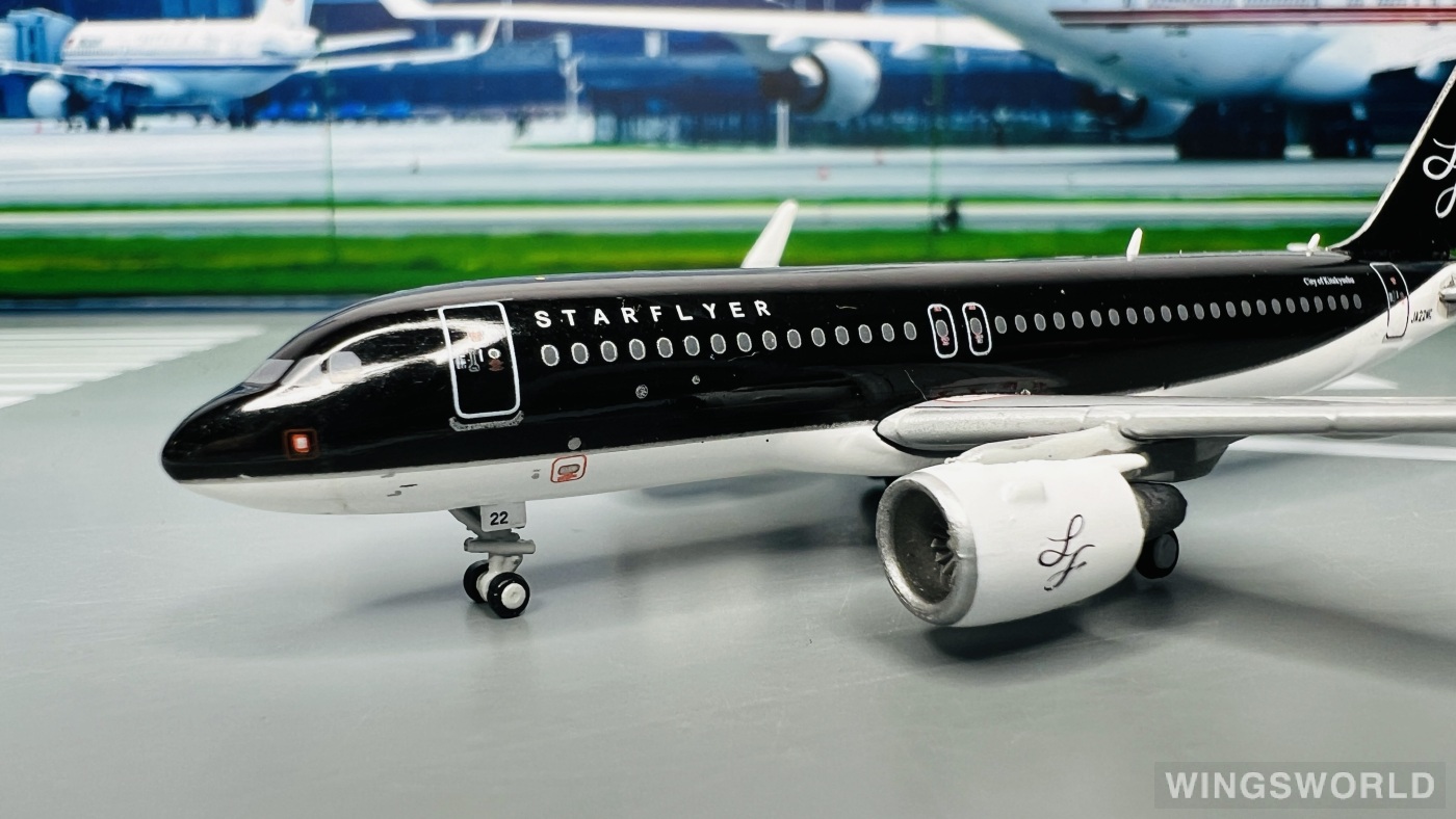 Geminijets 1:400 SFJ4004 StarFlyer 星悦航空 Airbus A320 JA22MC
