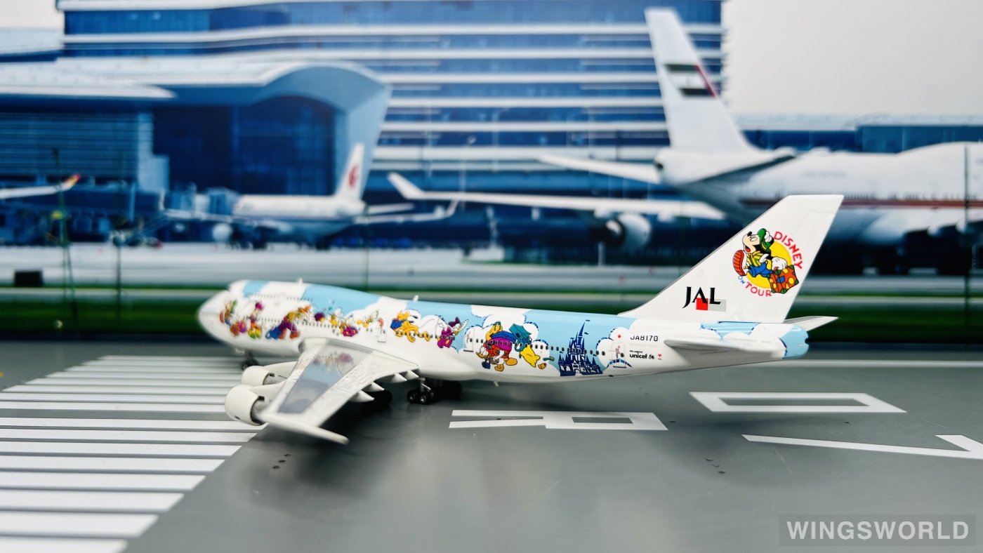 Phoenix 1:400 PH04018 Japan Airlines 日本航空 Boeing 747-100 JA8170