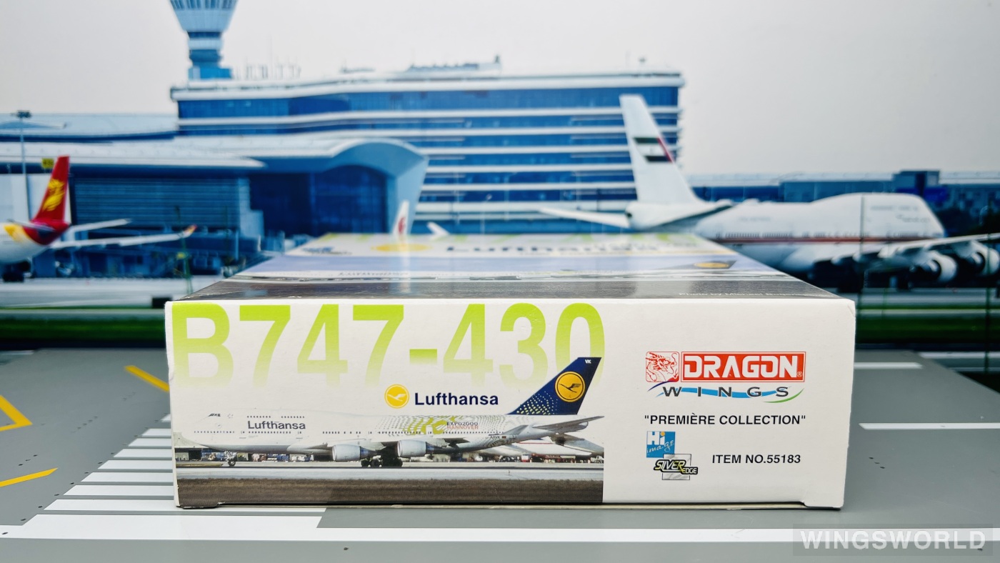 Dragon Models 1:400 55183 Lufthansa 汉莎航空 Boeing 747-400 D-ABVK
