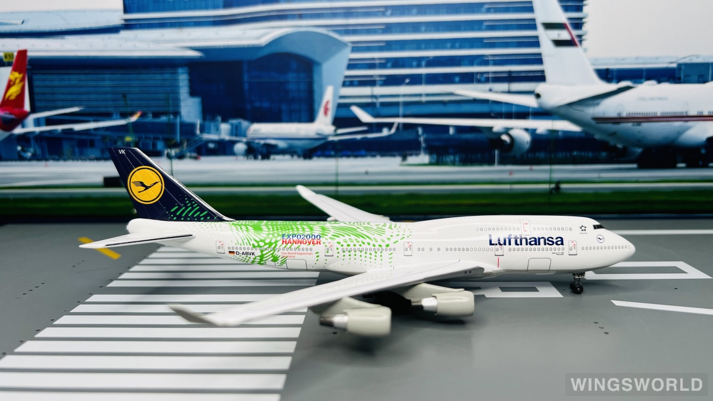 Dragon Models 1:400 55183 Lufthansa 汉莎航空 Boeing 747-400 D-ABVK