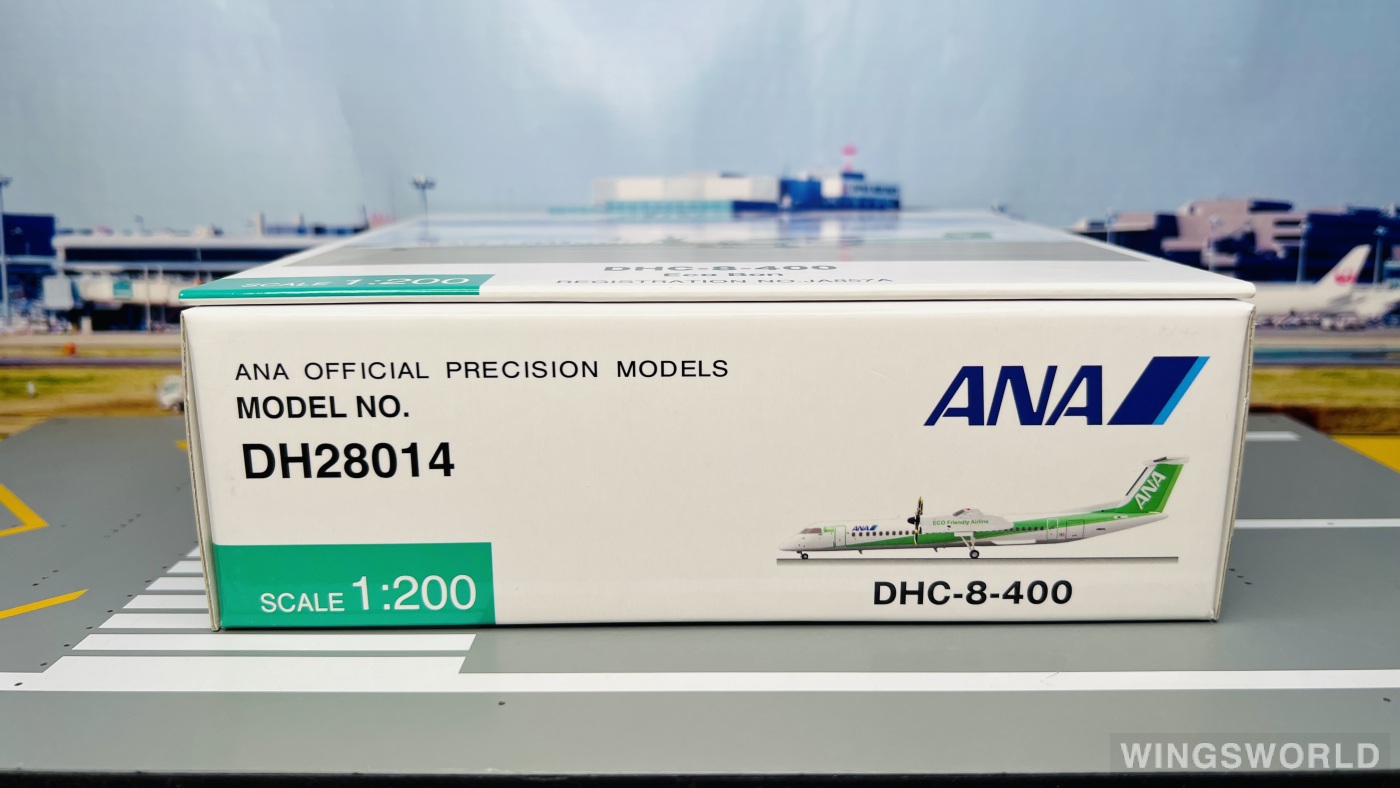 ANA全日空 DHC-8-400 Eco Bon JA857A 1/200 ANA DeHaviland DHC-8 Q-400 JA855A 1:200 Scale ezToys