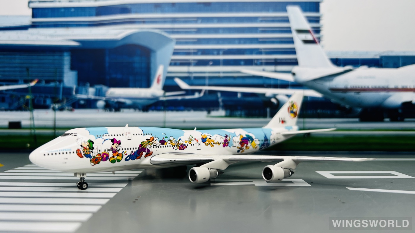 Phoenix 1:400 PH04018 Japan Airlines 日本航空 Boeing 747-100 JA8170