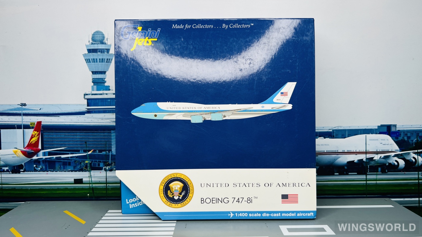 Geminijets 1:400 GJAFO1666 USAF 美国空军 Boeing 747-8i 38000