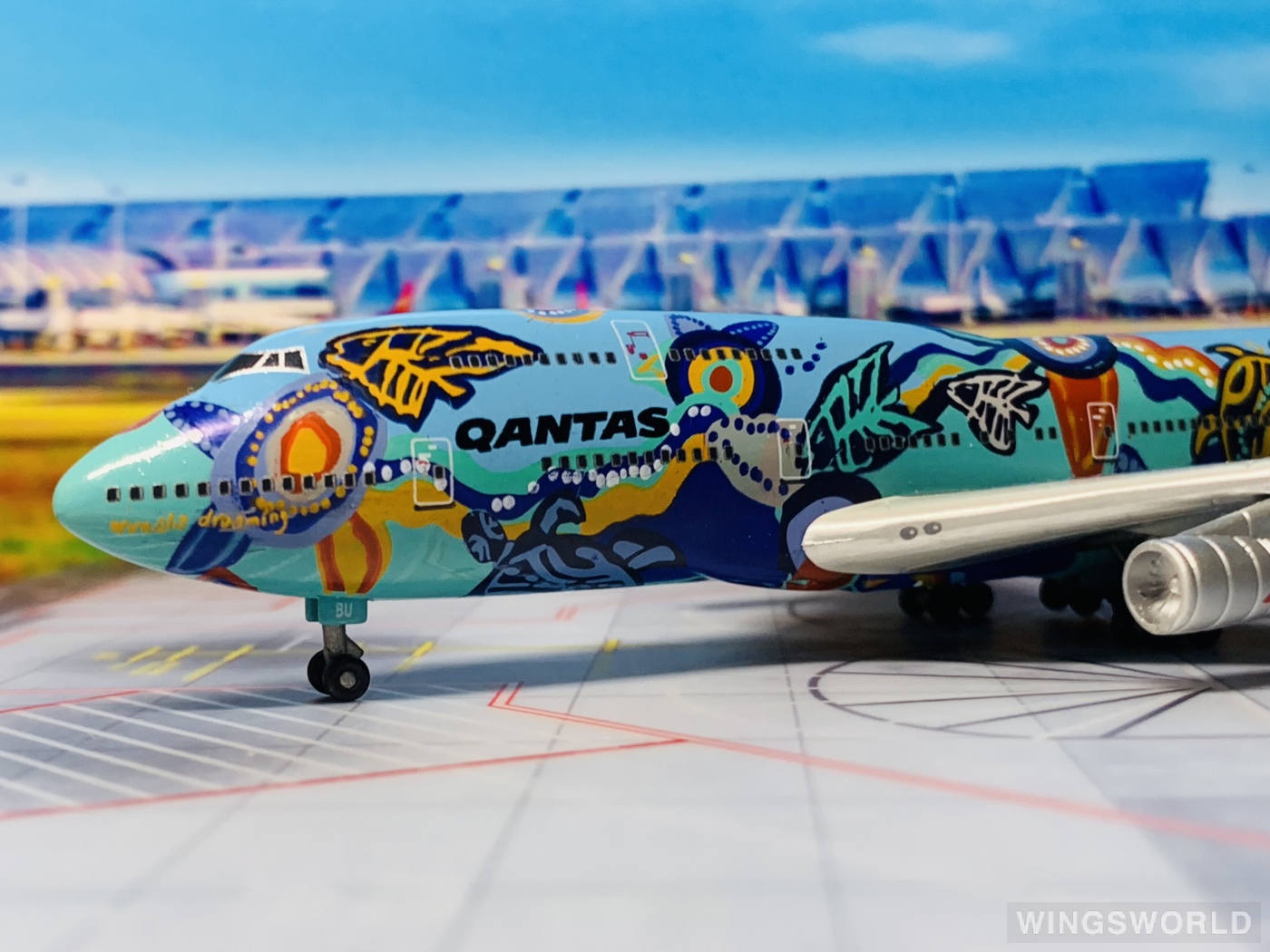 C&C Wings 1:400 4712005001002 Qantas 澳洲航空 Boeing 747-300 VH-EBU