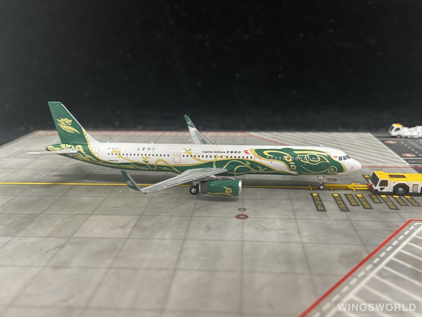 NGmodels 1:400 NG13105 Capital Airlines 首都航空 Airbus A321 B-8107