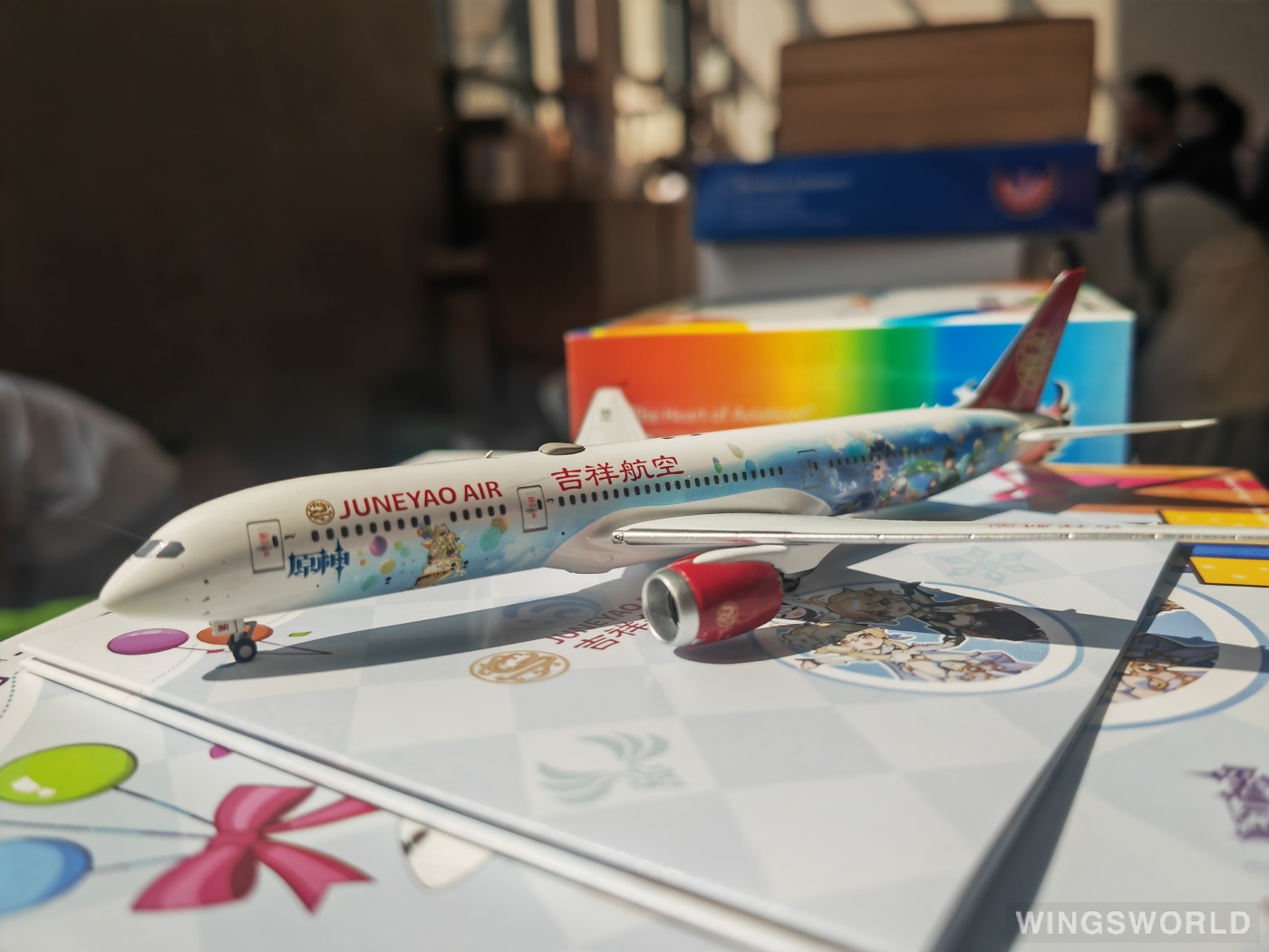 NGmodels 1:400 NG55122 Juneyao Airlines 吉祥航空 Boeing 787-9 B-209R
