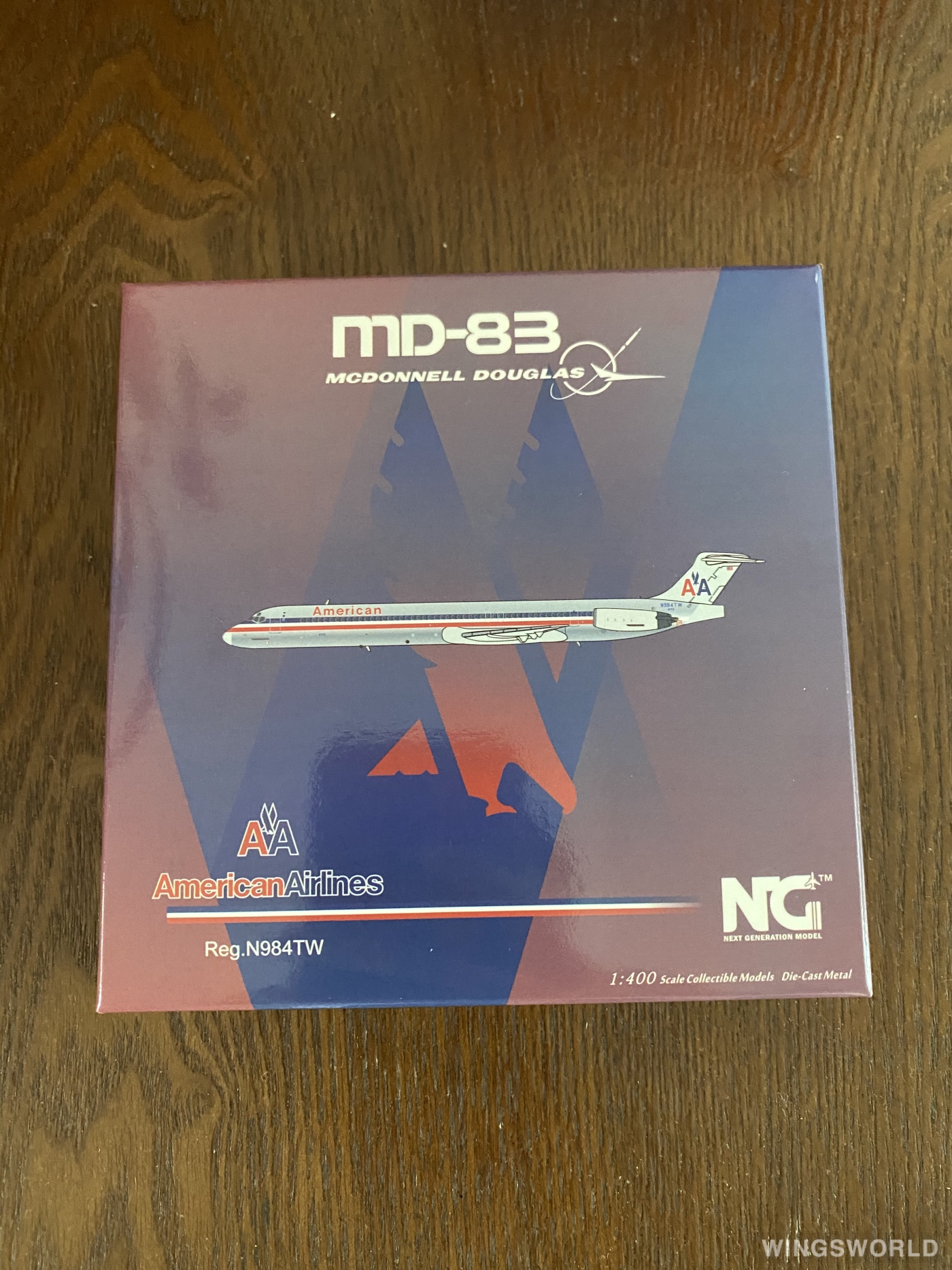NGmodels 1:400 NG83003 American Airlines 美国航空 McDonnell Douglas MD-83 N984TW