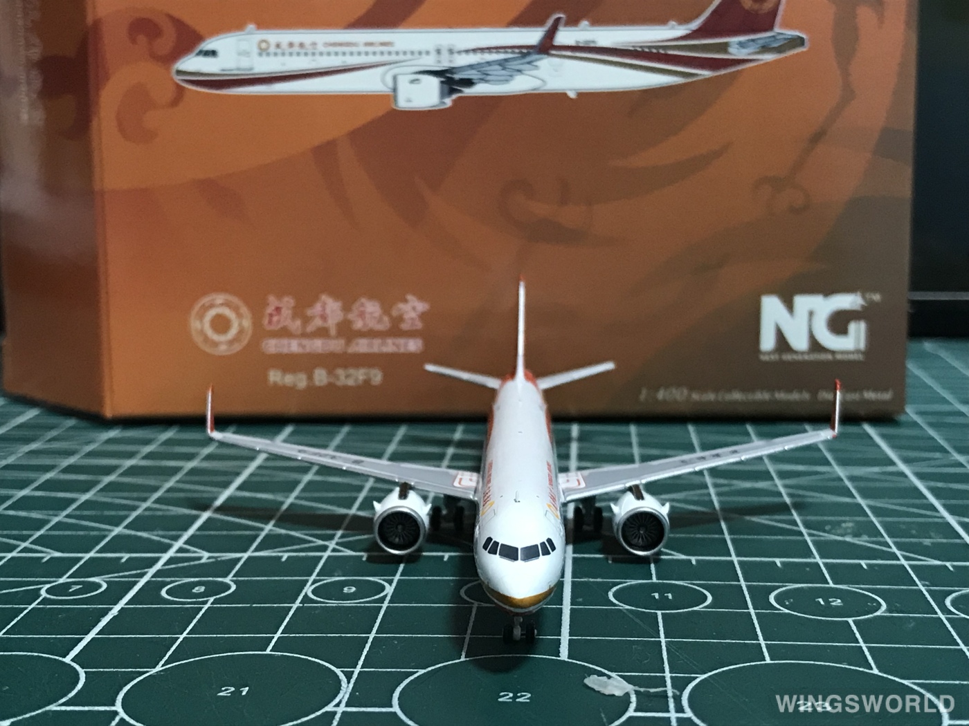 NGmodels 1:400 NG13103 Chengdu Airlines 成都航空 Airbus A321neo B-32F9