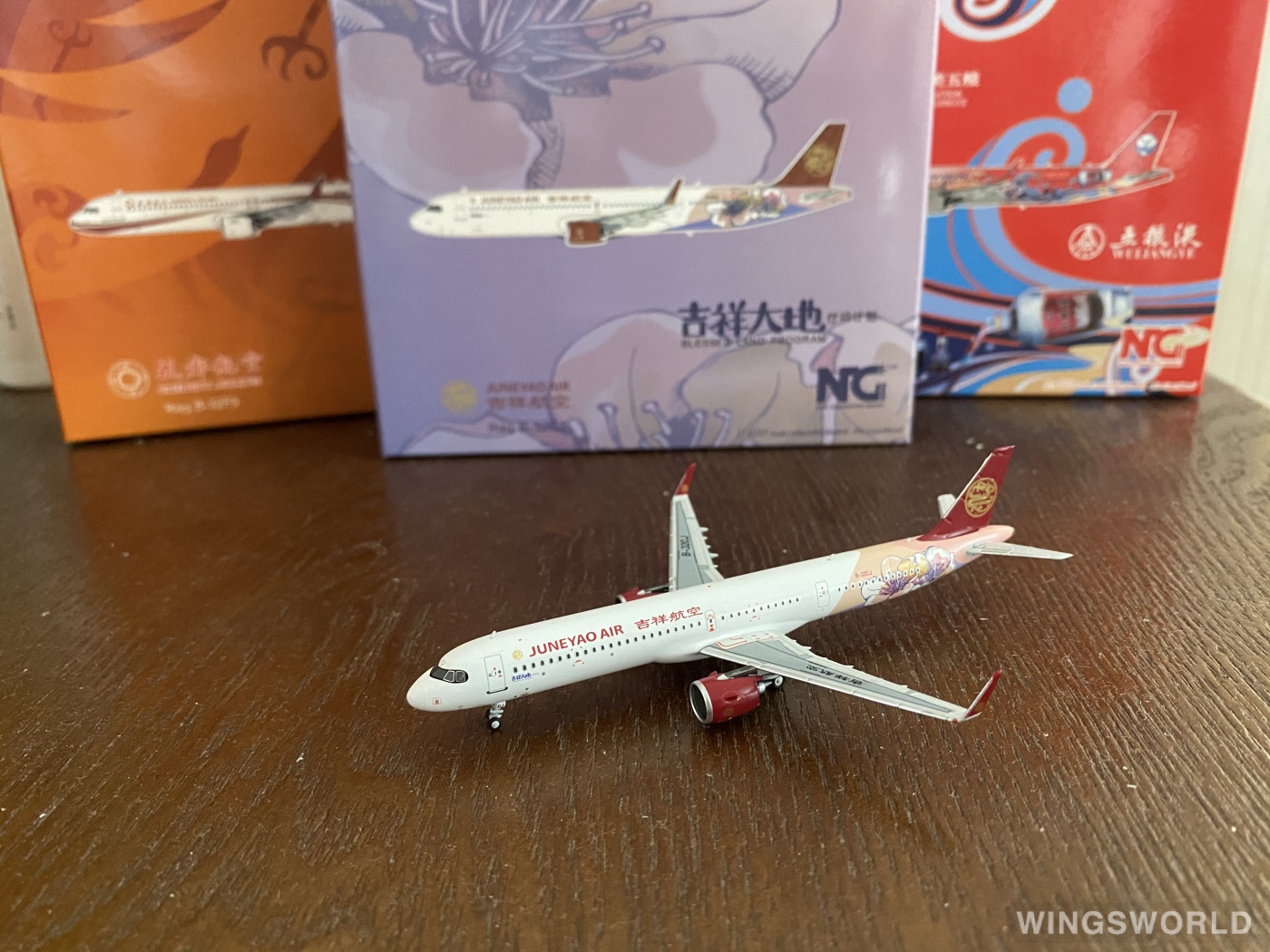 NGmodels 1:400 NG13087 Juneyao Airlines 吉祥航空 Airbus A321neo B-32CJ