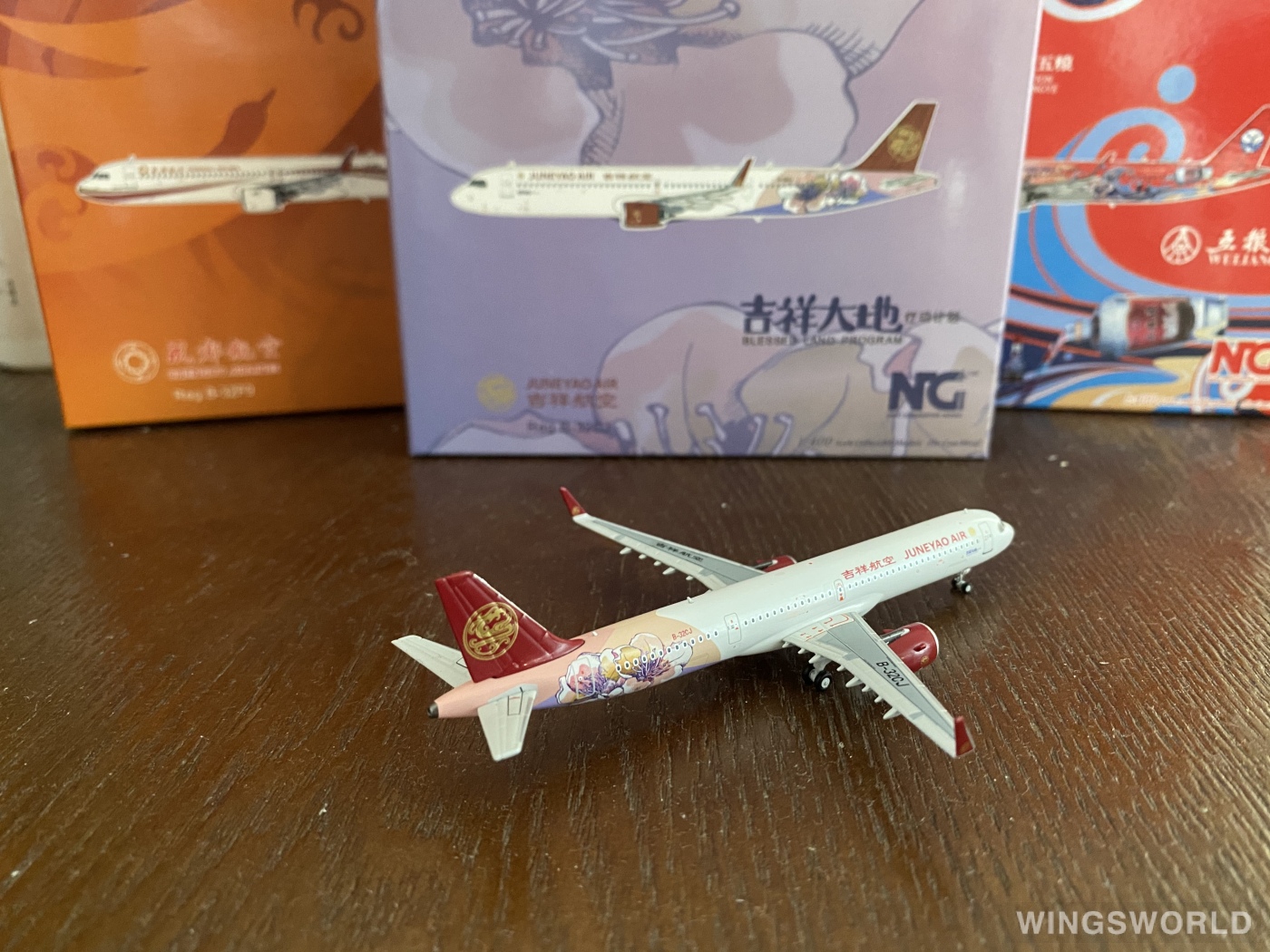 NGmodels 1:400 NG13087 Juneyao Airlines 吉祥航空 Airbus A321neo B-32CJ