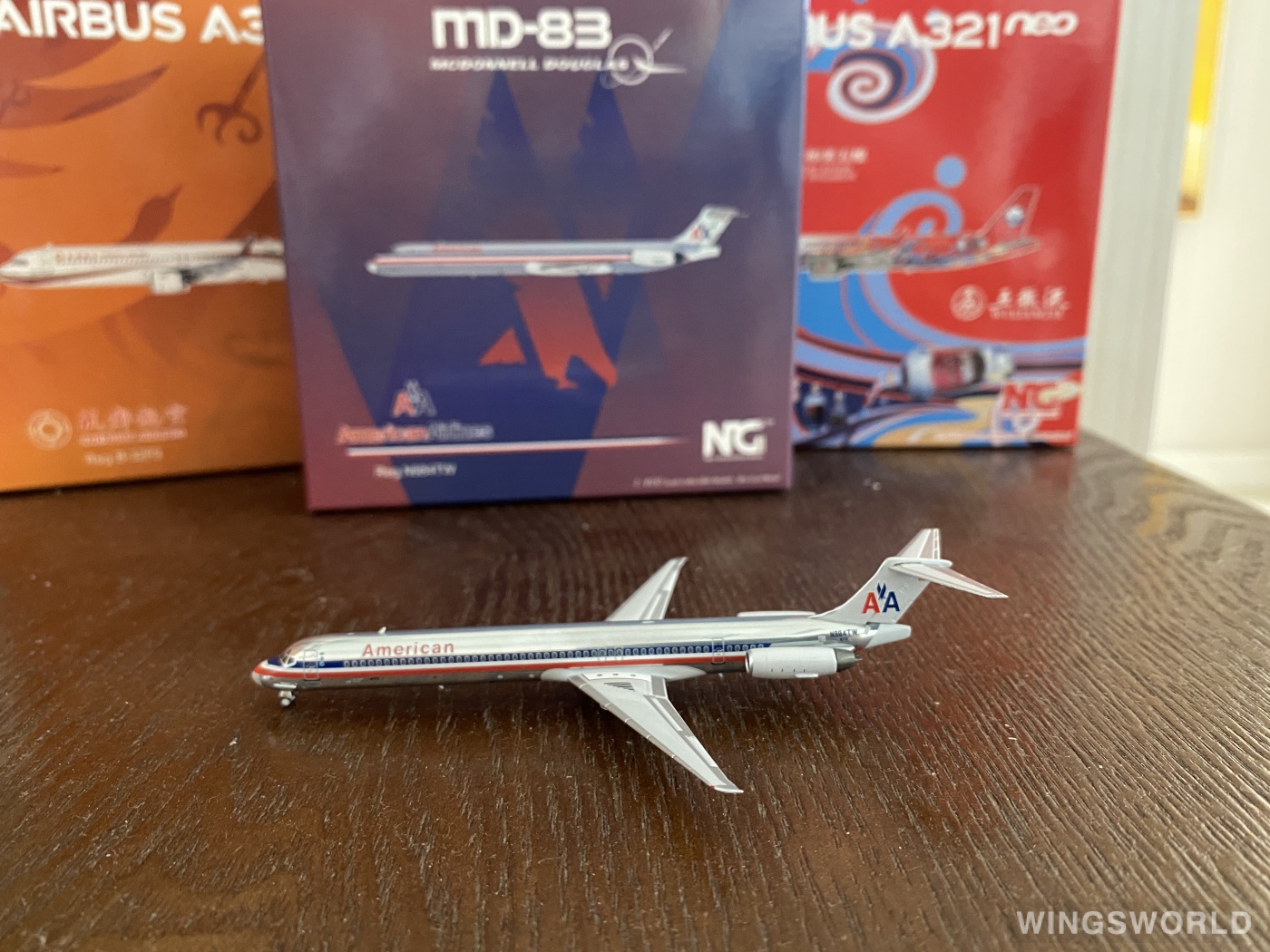 NGmodels 1:400 NG83003 American Airlines 美国航空 McDonnell Douglas MD-83 N984TW