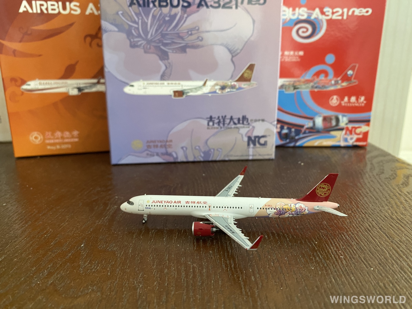 NGmodels 1:400 NG13087 Juneyao Airlines 吉祥航空 Airbus A321neo B-32CJ