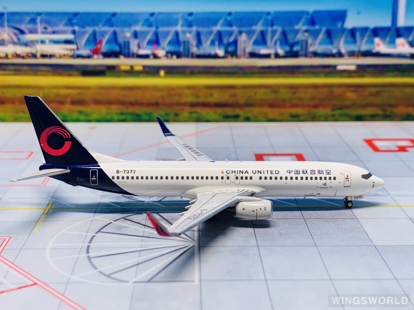 NGmodels 1:400 Boeing 737-800 China United Airlines 中国联合航空