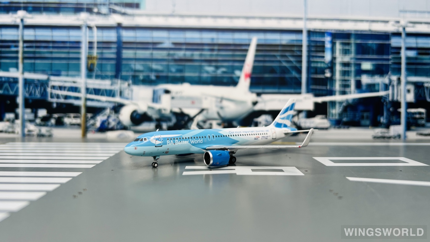 NGmodels 1:400 NG15051 British Airways 英国航空 Airbus A320neo G-TTNA