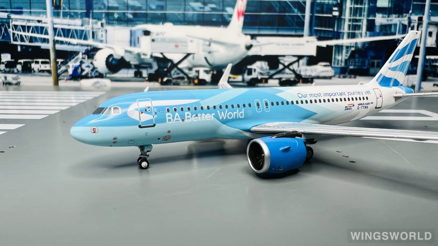 NGmodels 1:400 NG15051 British Airways 英国航空 Airbus A320neo G-TTNA