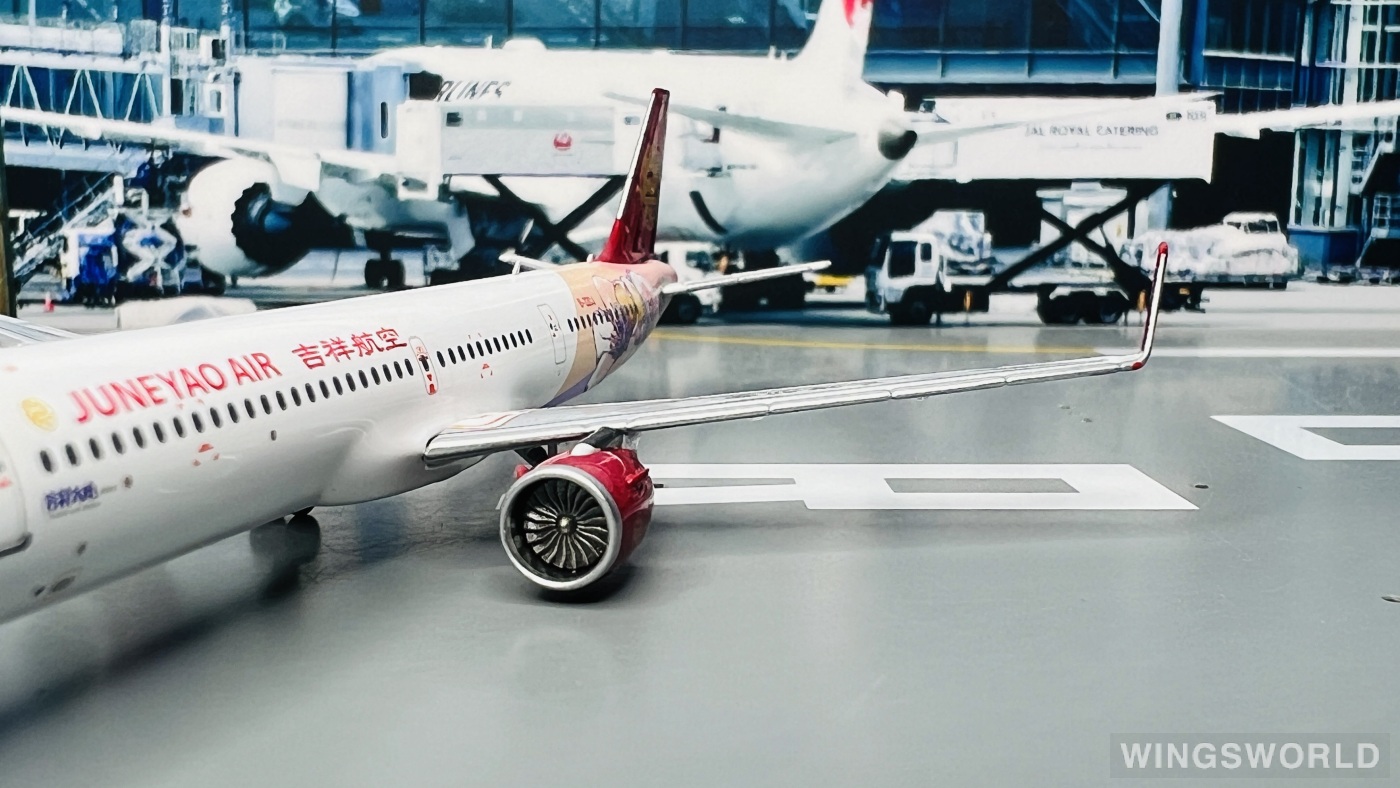 NGmodels 1:400 NG13087 Juneyao Airlines 吉祥航空 Airbus A321neo B-32CJ