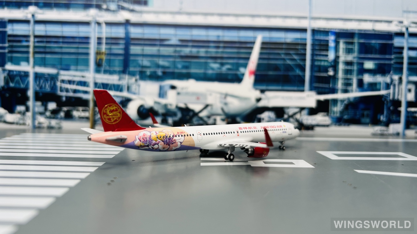 NGmodels 1:400 NG13087 Juneyao Airlines 吉祥航空 Airbus A321neo B-32CJ