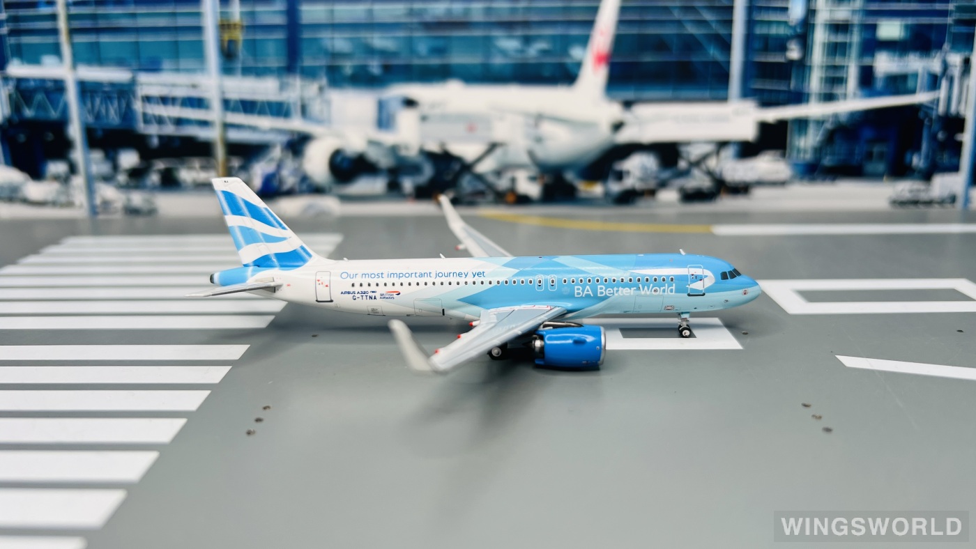 NGmodels 1:400 NG15051 British Airways 英国航空 Airbus A320neo G-TTNA