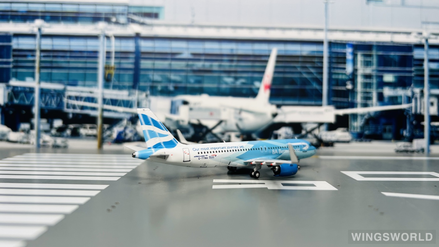 NGmodels 1:400 NG15051 British Airways 英国航空 Airbus A320neo G-TTNA