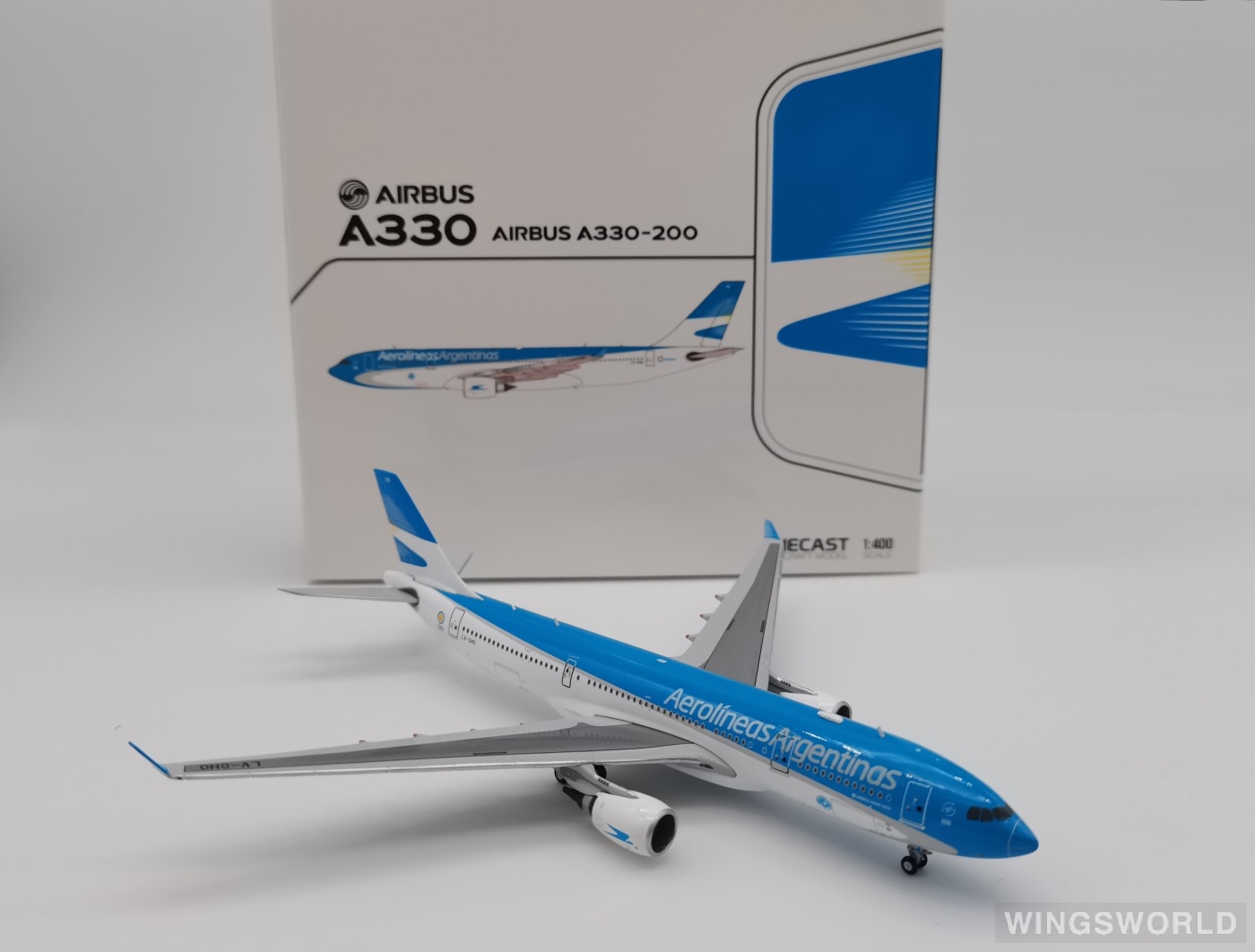 JC Wings 1:400 SA4020 Aerolíneas Argentinas 阿根廷航空 Airbus A330-200 LV-GHQ