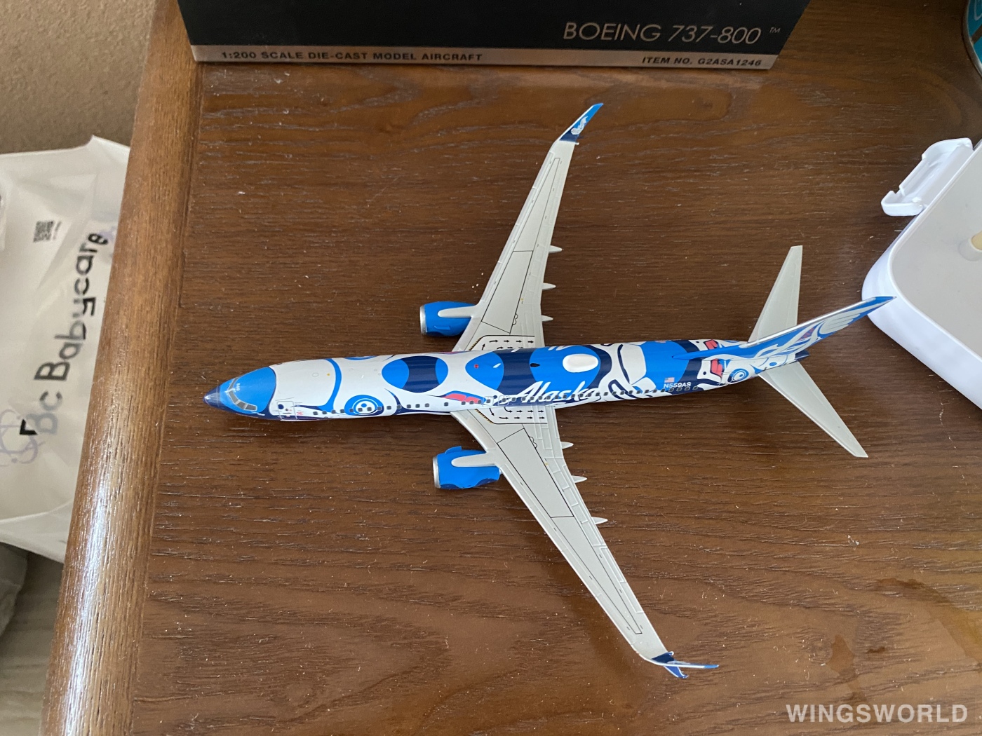 Geminijets 1:200 G2ASA1246 Alaska Airlines 阿拉斯加航空 Boeing 737-800 N559AS