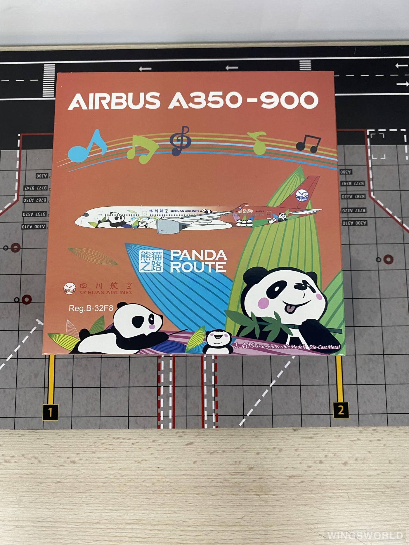 NGmodels 1:400 NG39066 Sichuan Airlines 四川航空 Airbus A350-900 B-32F8