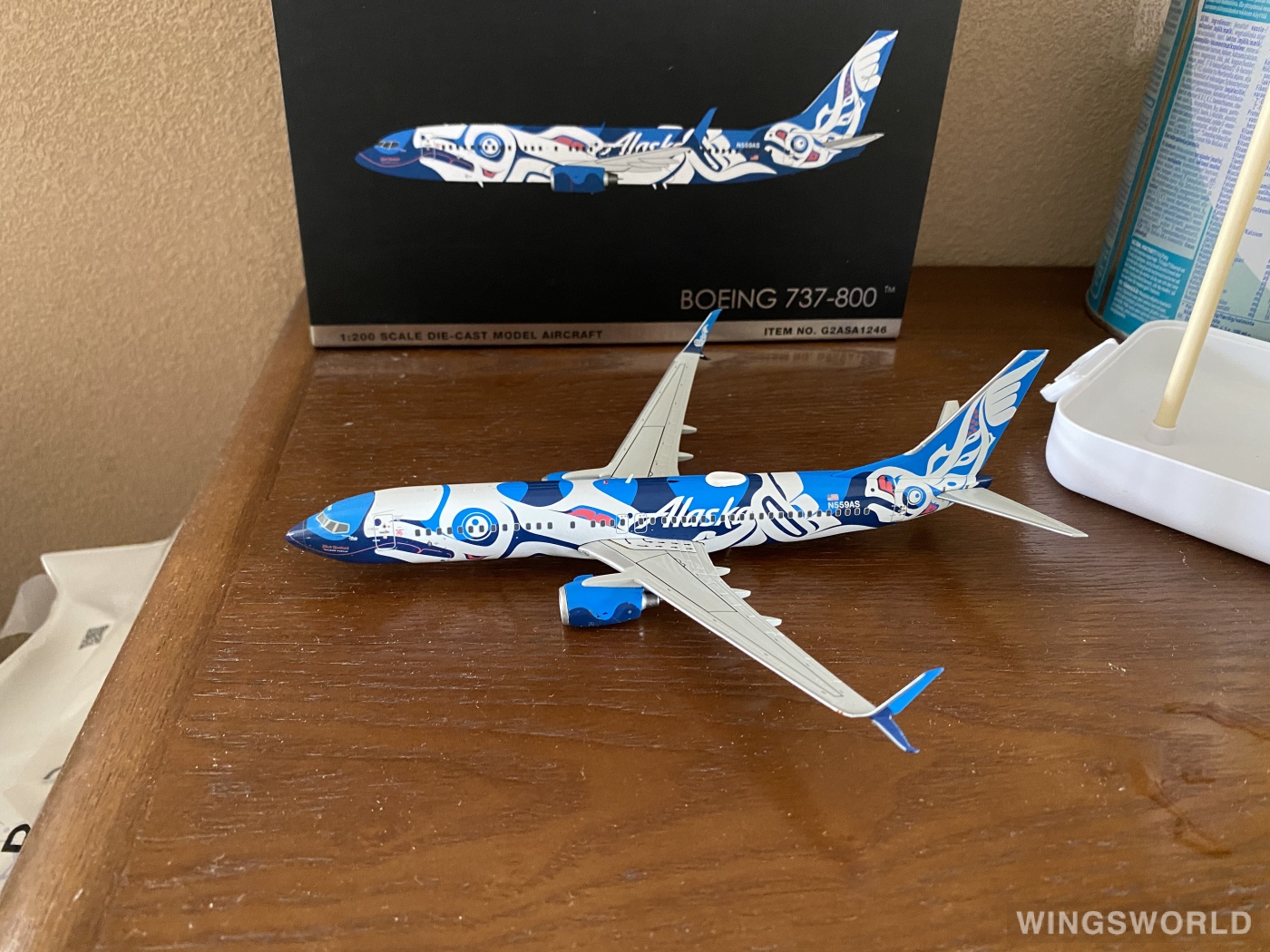 Geminijets 1:200 G2ASA1246 Alaska Airlines 阿拉斯加航空 Boeing 737-800 N559AS
