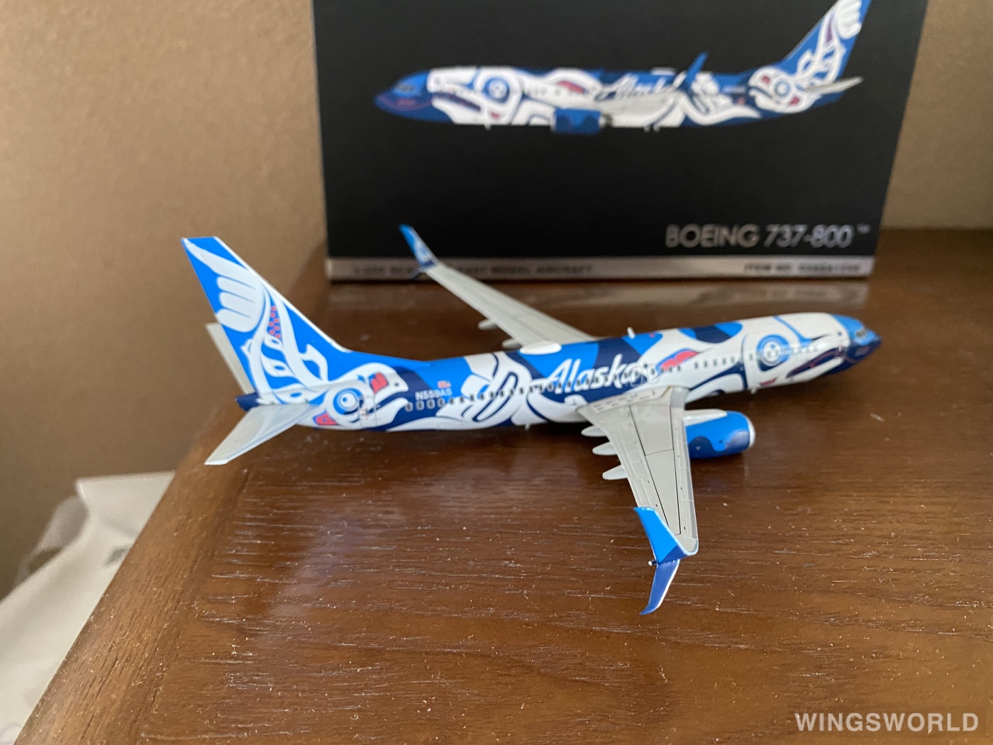 Geminijets 1:200 G2ASA1246 Alaska Airlines 阿拉斯加航空 Boeing 737-800 N559AS