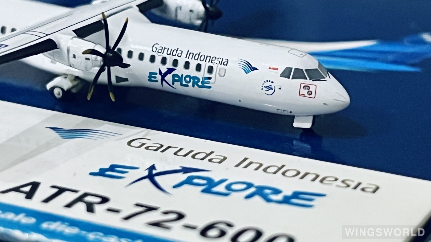 Geminijets 1:400 GJGIA1751 Garuda Indonesia 印度尼西亚鹰航 ATR 72 PK-GAH