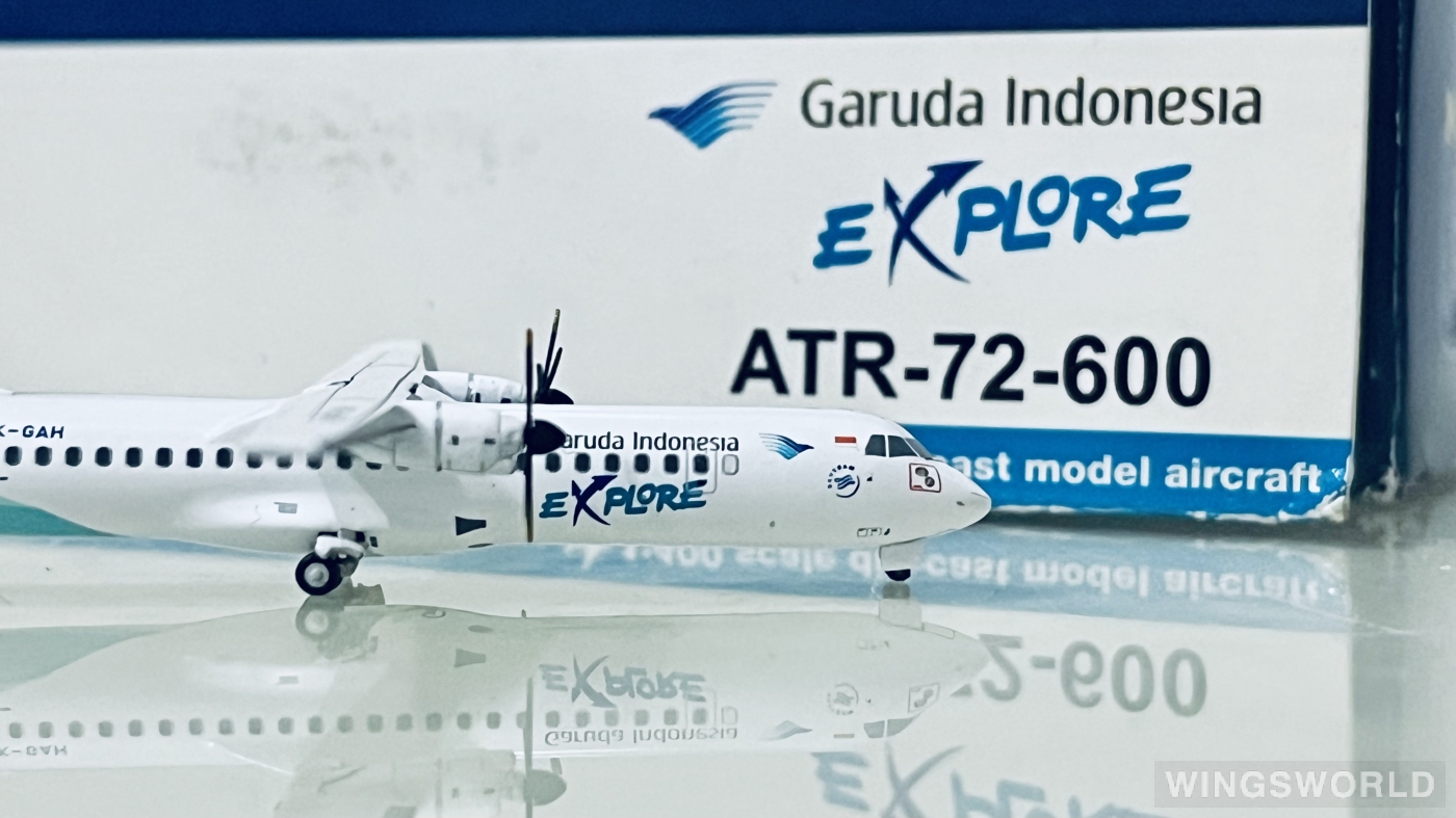 Geminijets 1:400 GJGIA1751 Garuda Indonesia 印度尼西亚鹰航 ATR 72 PK-GAH