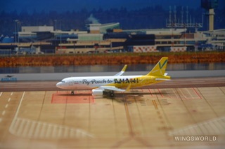 Pandamodel 1:400 202110 Vanilla Air 香草航空 Airbus A320 JA08VA