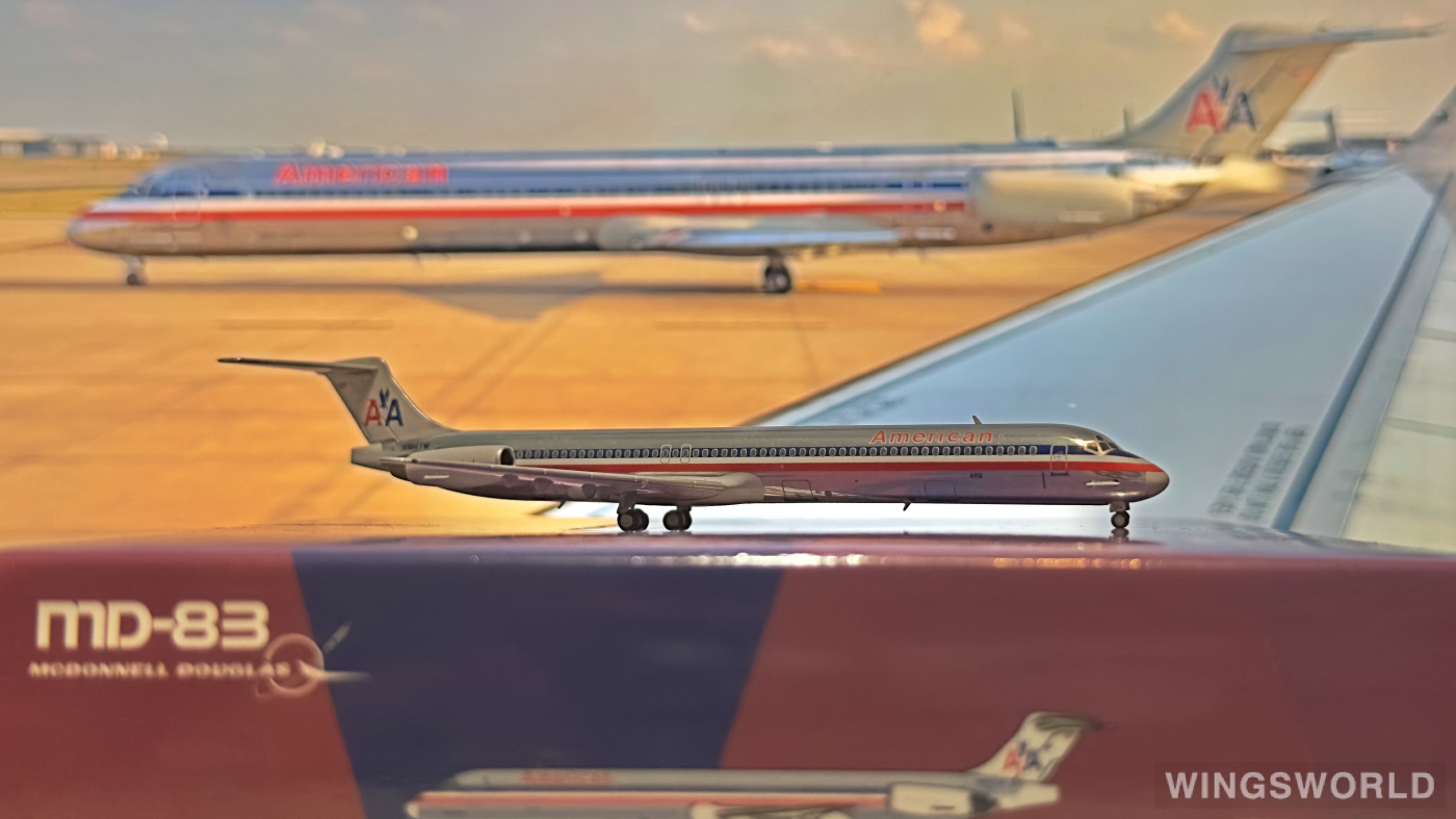NGmodels 1:400 NG83003 American Airlines 美国航空 McDonnell Douglas MD-83 N984TW