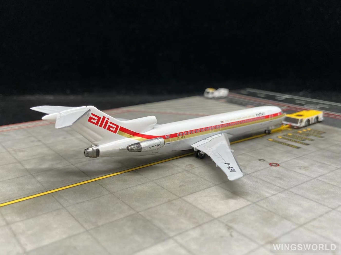 AeroClassics 1:400 AC411226 Royal Jordanian Airlines 皇家约旦航空 Boeing 727-200 JY-AFU