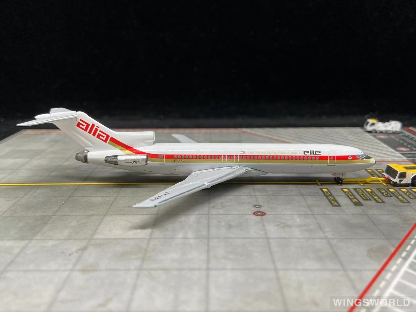 AeroClassics 1:400 AC411226 Royal Jordanian Airlines 皇家约旦航空 Boeing 727-200 JY-AFU