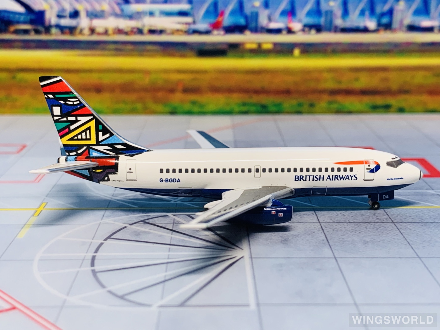 Aviation400 1:400 AV4732014 British Airways 英国航空 Boeing 737-200 G-BGDA