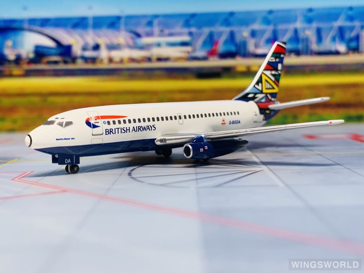 Aviation400 1:400 AV4732014 British Airways 英国航空 Boeing 737-200 G-BGDA