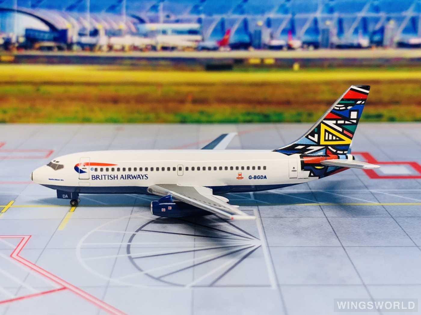 Aviation400 1:400 AV4732014 British Airways 英国航空 Boeing 737-200 G-BGDA